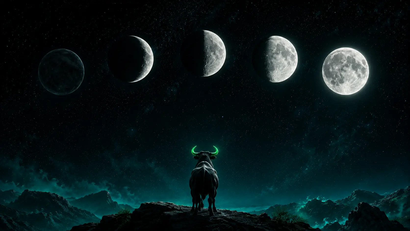 The five lunar phases of MoonBull